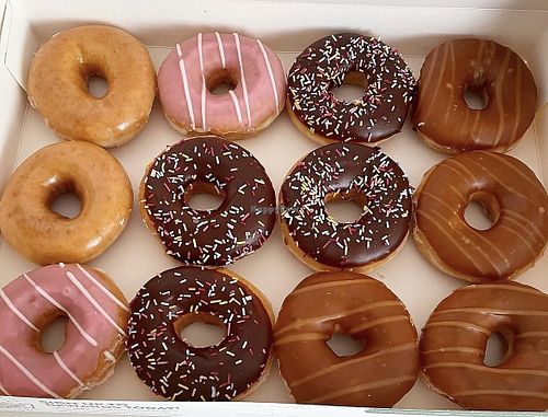 All made to a vegan recipe   at Krispy Kreme - Kiosk in Leeds