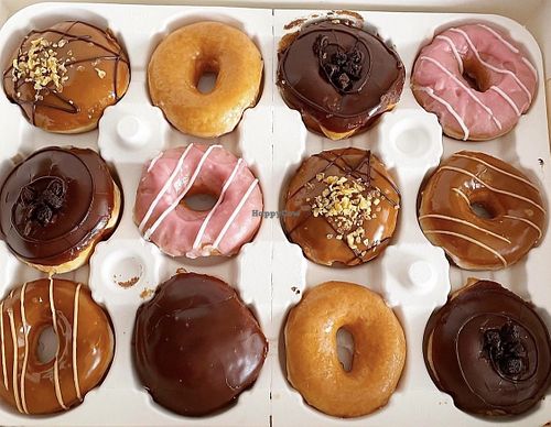 Vegan dozen  at Krispy Kreme - Kiosk in Leeds