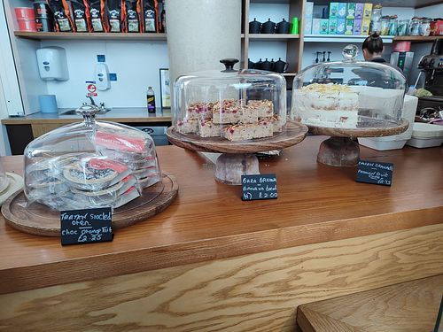 Cake options at Cegin Cafe in Bangor