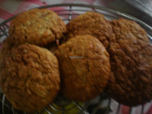 Vegan cookies and muffins are also available at The juice House! at The Juice House in Rishikesh