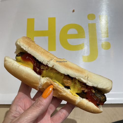 Vegan veggie dog   at IKEA  in San Francisco