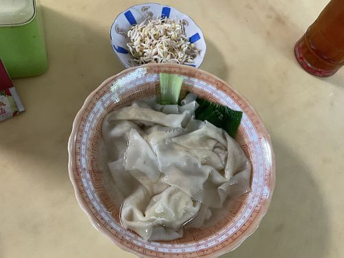 pangsit (dumplings)  at Taman Bali in Surakarta