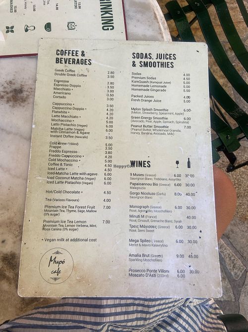   at Mikro Café in Corfu