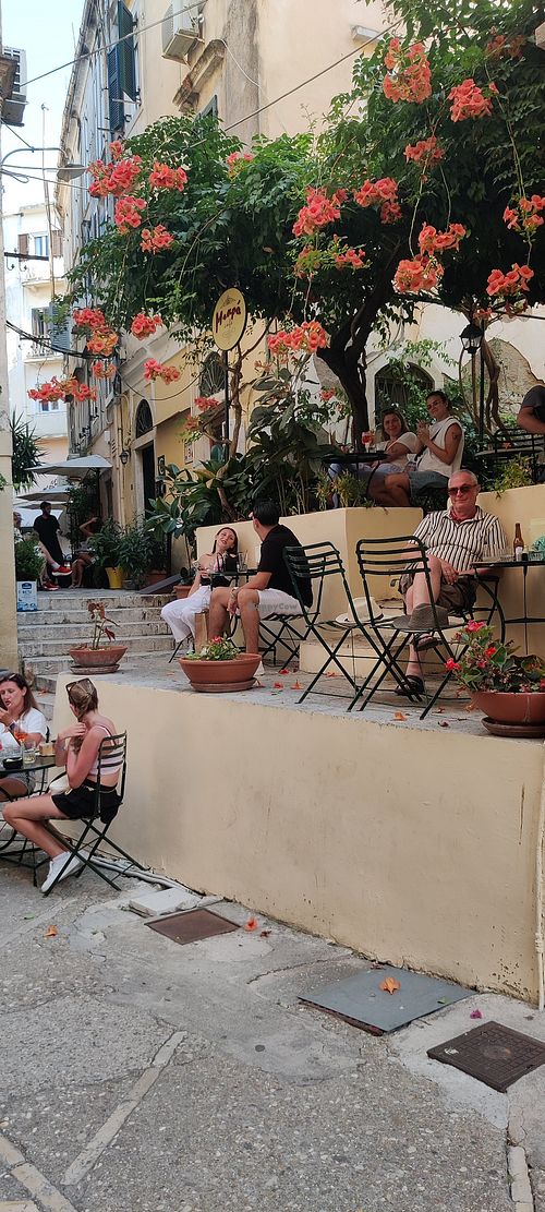  at Mikro Café in Corfu