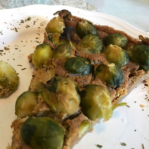 brussel sprouts quiche at Cafe Hibiskus in Cologne