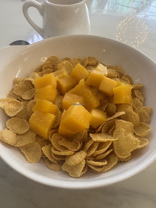 Cornflakes with almond milk   at INSTEA - LANGKAWI in Langkawi