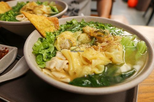 noodle wonton soup at Mang Munch in Ho Chi Minh City