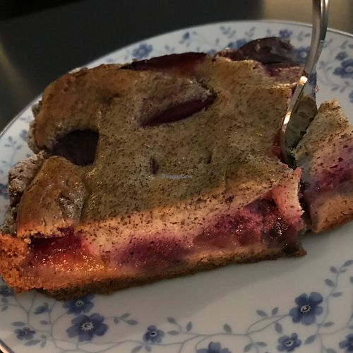 plum cake at Taracafe in Regensburg