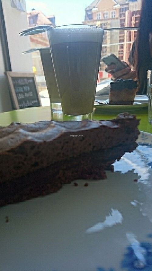 Schokomoussekuchen hmm... at Taracafe in Regensburg