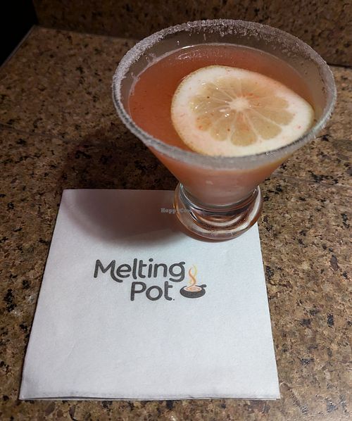 Strawberry Seduction (non-alcoholic) at The Melting Pot in Portland