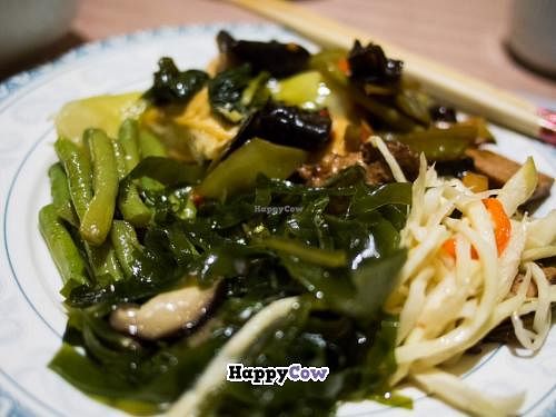 A selection from the buffet. So tasty, so well seasoned. Yum! at LianXin SuCaiGuan in Jingzhou