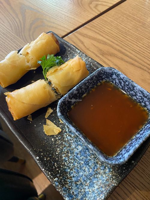 Vegetarian Spring Rolls at The Compass Rose in Portsmouth