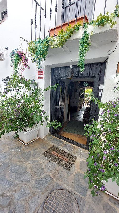 Entry at Secret Garden Restaurant   in Malaga