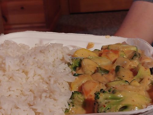 Red Curry, super creamy at Tangerine Cafe in Cary