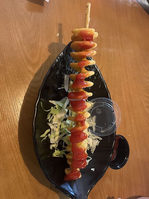 Korean Tornado Potato   at Zuru Ramen Boba in Ocala