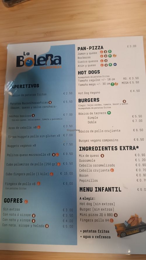 Carta at La Bolera de Valdepeñas in Valdepenas