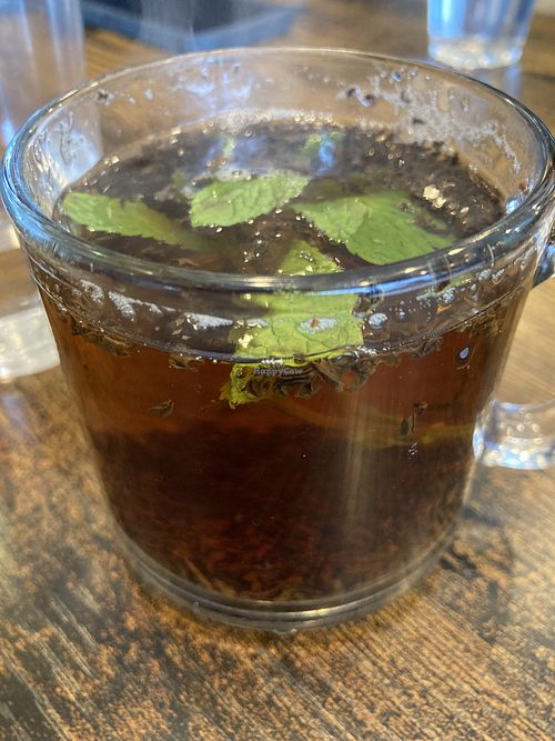 Mint tea  at King Tut - Egyptian Street Food in Brecksville