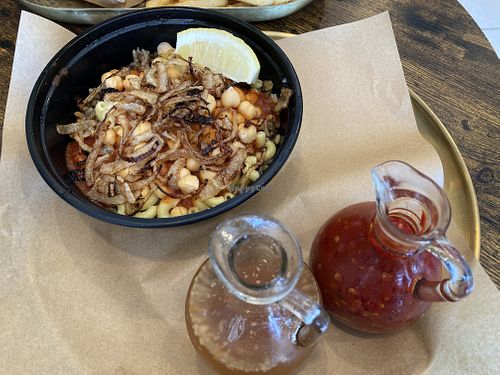 Akhenaton plate (koshari)  at King Tut - Egyptian Street Food in Brecksville