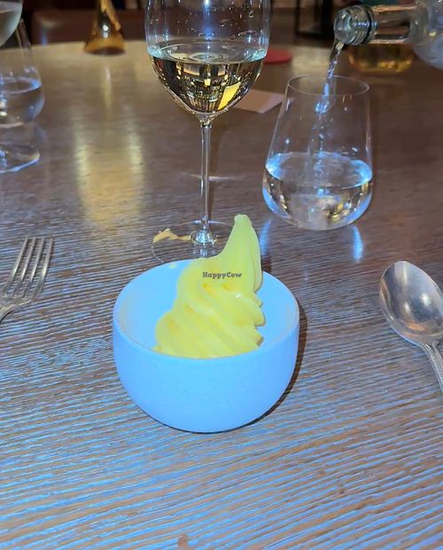 Orange sorbet  at The Grill by Tom Booton in London