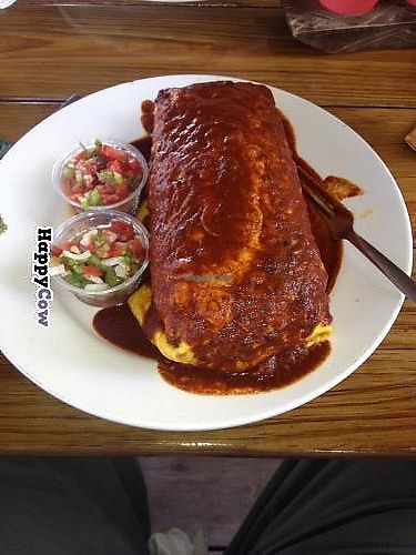 Vegan mondo burrito - it's huge! at Wild Mango's in San Pedro