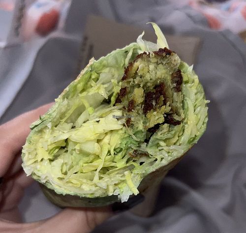 falafel wrap + avocado  should be called the lettuce wrap lol.   at SALAD HOUSE in Manahawkin
