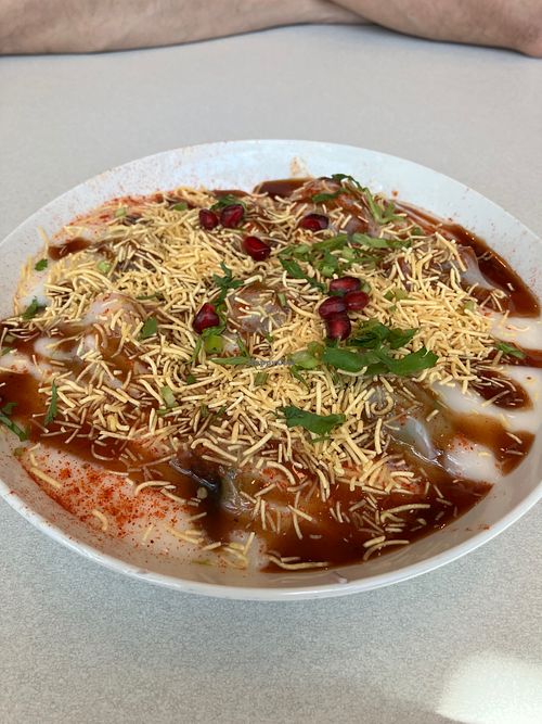 Aloo Tikki chaat at Dosa Guru - Calgary Trail in Edmonton