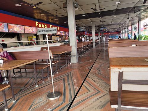 Outdoor seating at Mannat Gurugram Restaurant  in Sidhrawali