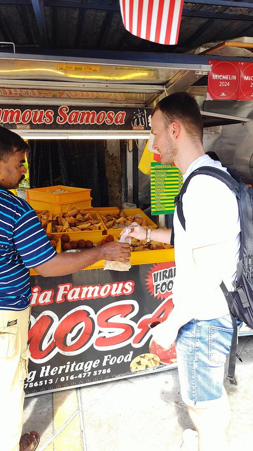 The stall at Penang Famous Samosa in Penang