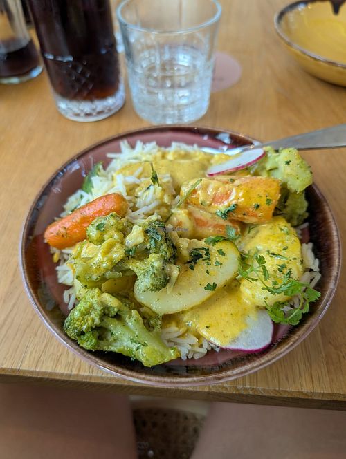 Legume (Vegetable) Curry at Avanti - Le Saint Gervais Hotel & Spa in Saint-gervais-les-bains