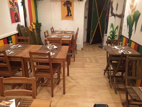 Main room of the restaurant. 16 seats.  at Black Temple Food in Rennes