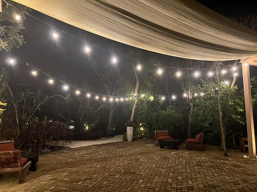 Linda iluminación   at Panza Tulum in Tulum