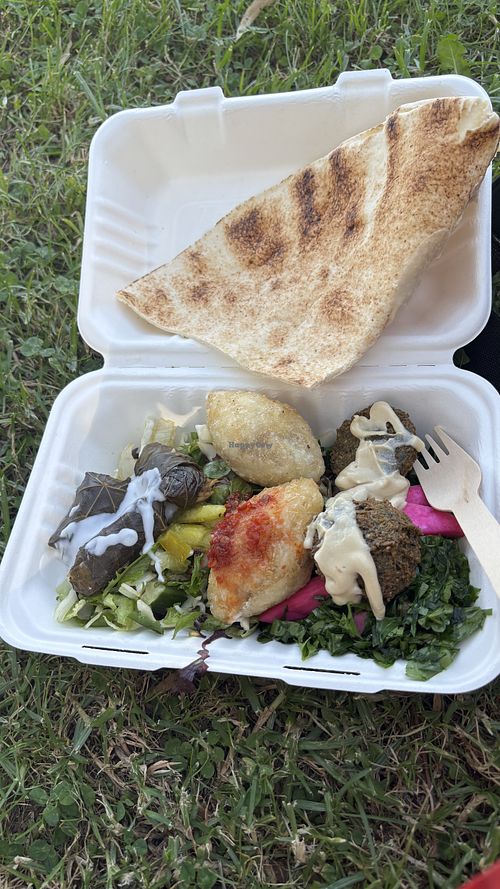 Mixed plate   at Nohadra's Kitchen in Brunswick