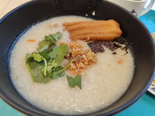 Porridge of the day 开心暖粥. Yummy! at Nature Vegetarian Delights 大自然素食餐馆 - Bukit Batok in West Singapore