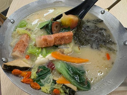 Mini hotpot (herbal) at Nature Vegetarian Delights 大自然素食餐馆 - Bukit Batok in West Singapore