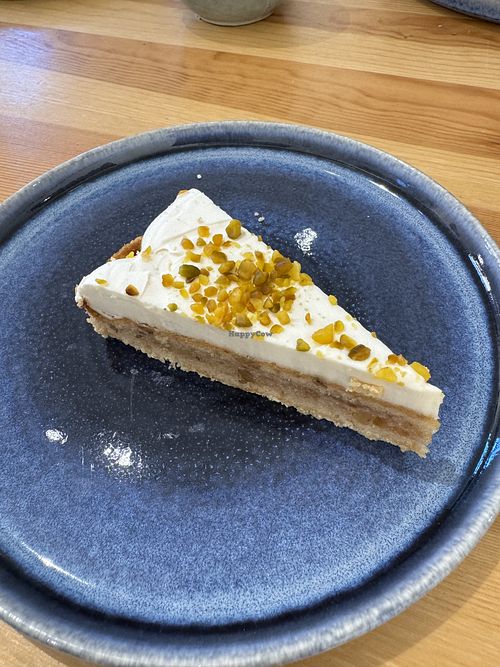 Banana walnut tart  at Museum-Café LeuchtOrt in Born Am Darss