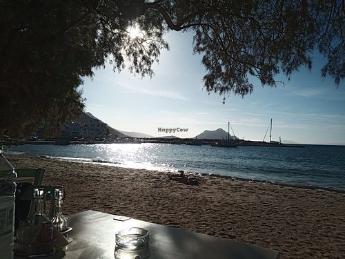 Sunset view. Right on the beach at YACHENDO in Amorgos