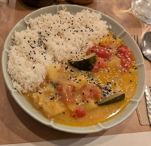 Mango Curry at Riz Riz - Paradis in Paris