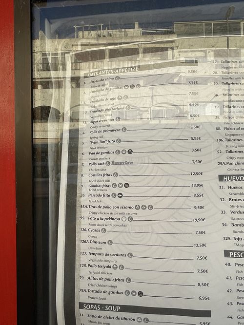 Starters  at Mandarin  in Ibiza