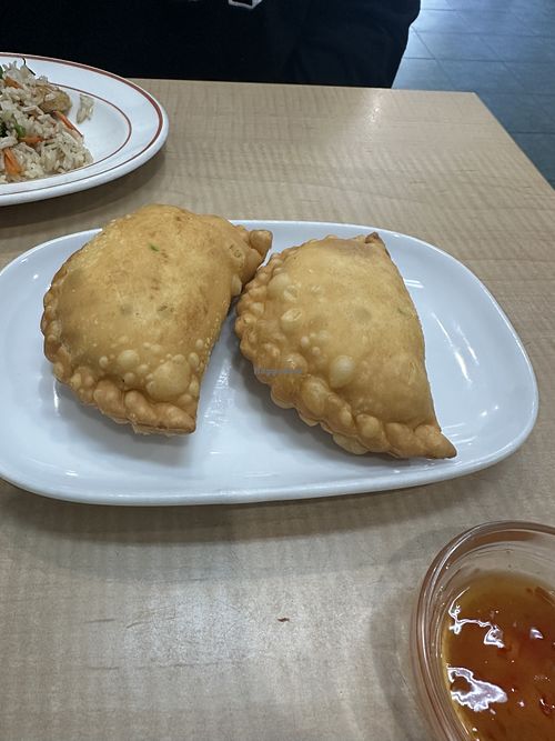 Homemade curry puffs  at Wok Rite In in Williamstown