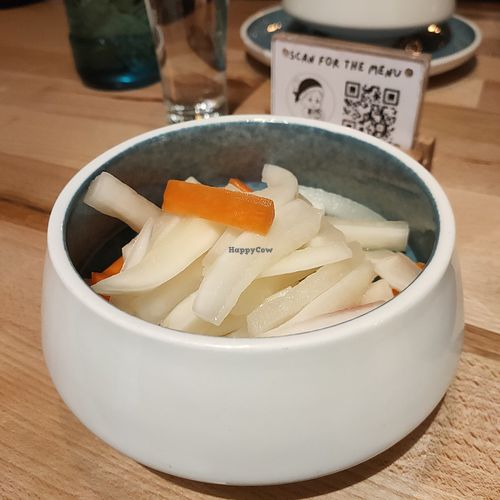 Picked radish "salad" at NaiNai Bao in Cologne