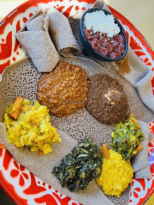   at Sisters Ethiopian Restaurant in Portland