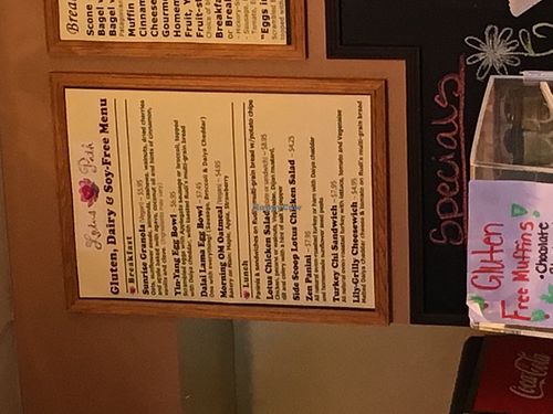 Daiya grilled cheese and vegan granola bowl.  at Quotations in Brevard