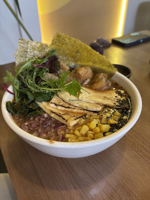 Miso ramen  at Horus Vegan in Recoleta