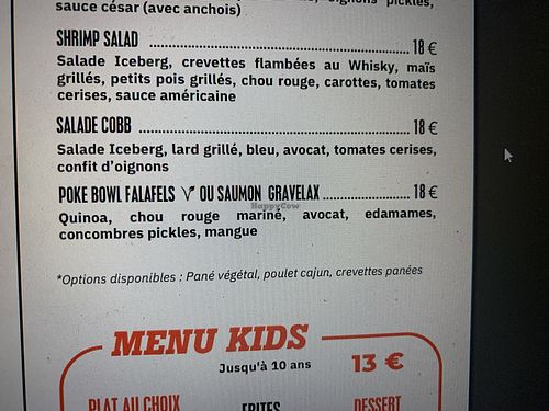 Poke bowl falafel vegan   at Daytona Grill in Viviers-du-lac