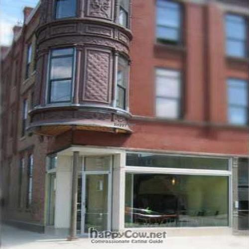 outside of Green Zebra - blink and you'll miss it! at Green Zebra in Chicago