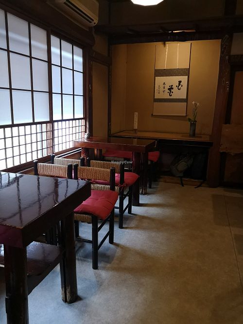 Bacj interior at Shika-Jaya in Hakone