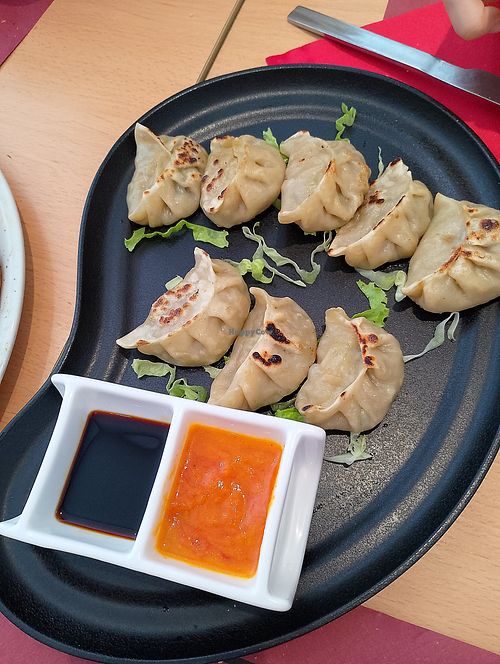 Momos de verduras at Everest Bar y Restaurante in Leioa