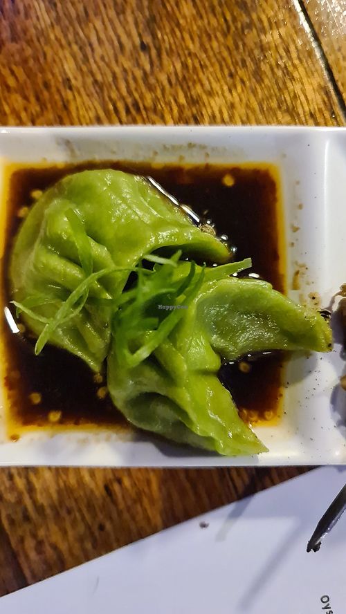 Dumplings- duck breast in spicy soy sauce at Shu in Collingwood