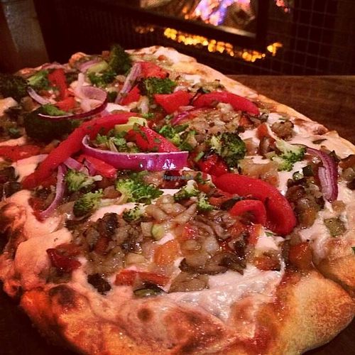 Westside Market Veggie Pizza, Vegan Style!  at TownHall in Cleveland