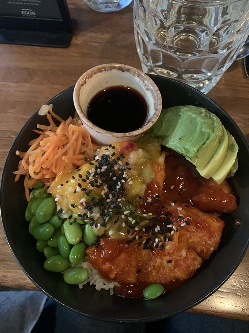 Vegan bowl  at Egon in Trondheim